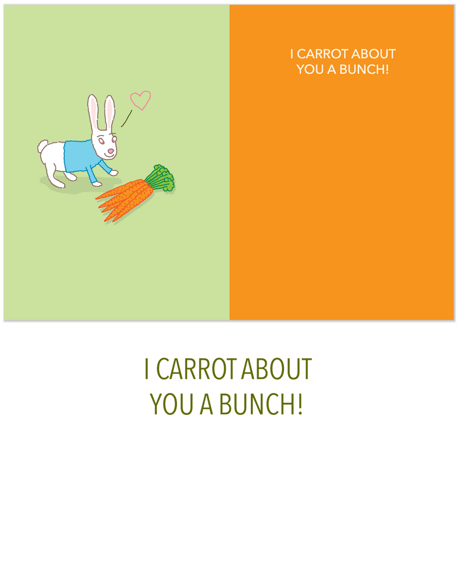1032 Bunny Loves Carrot (Love, Valentine's)