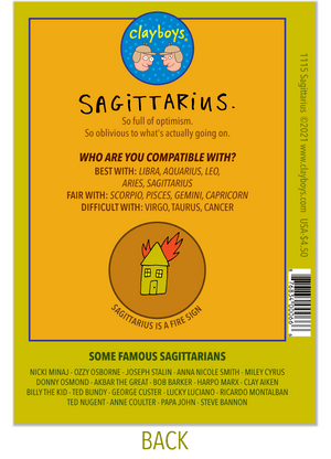 1115 Sagittarius (Astrology Card, Any Occasion Card)