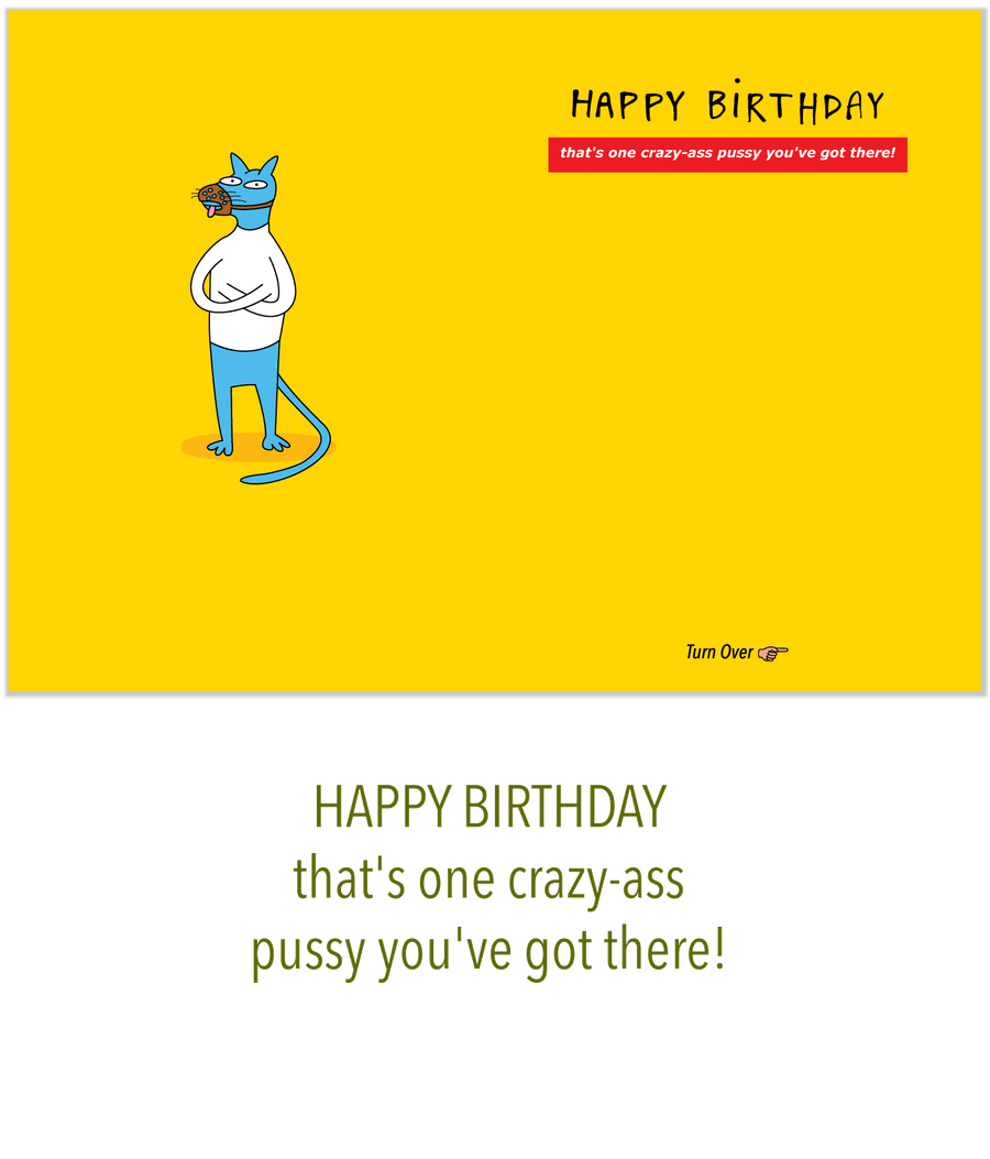 113 Cat Neuroses (Birthday Card)