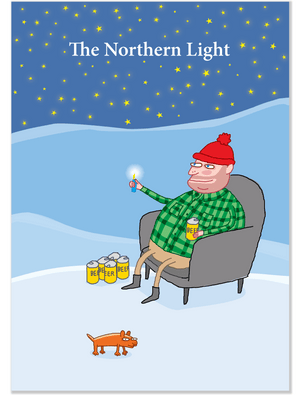 1277 The Northern LIght (Birthday card)