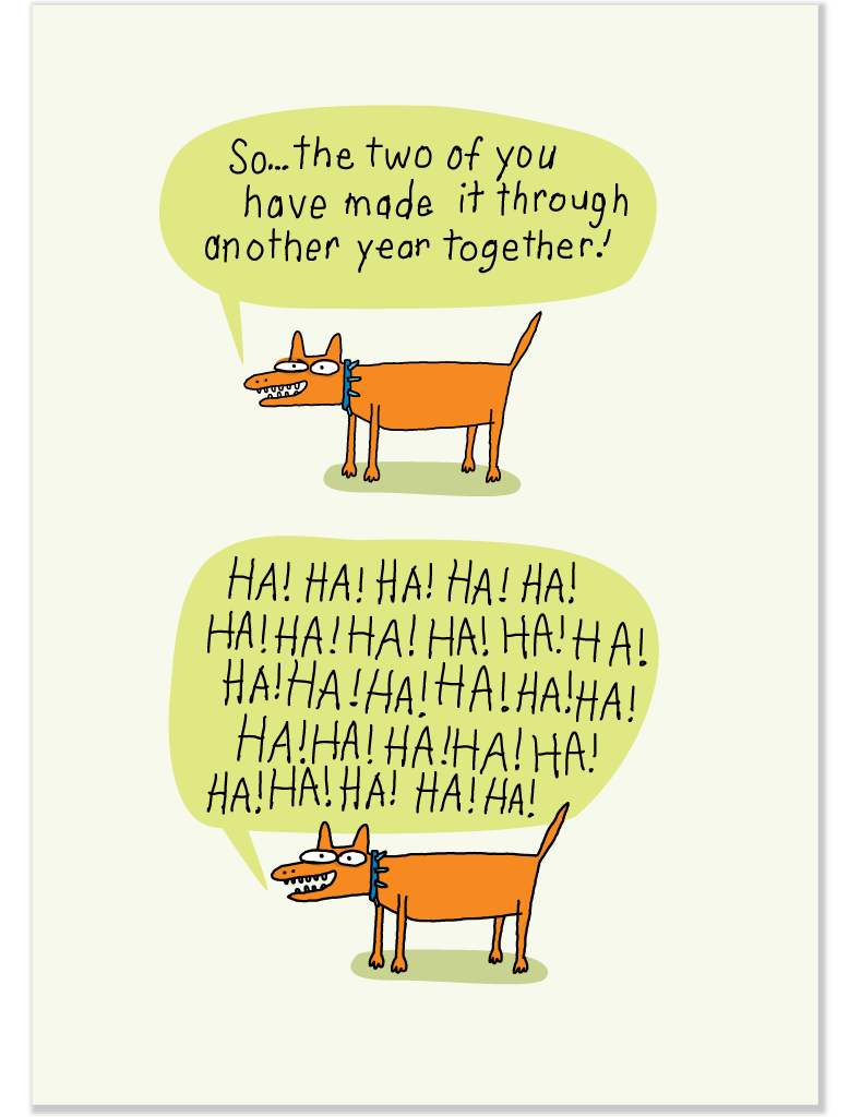 1278 HA! (Anniversary Card)