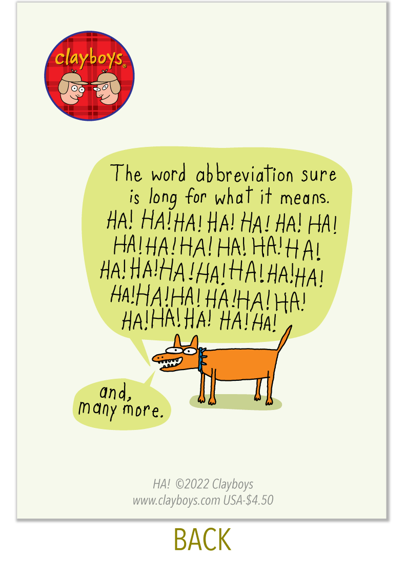 1278 HA! (Anniversary Card)