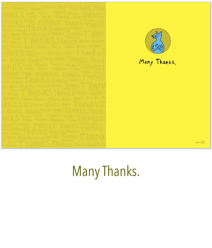 173 Many Thanks (Thank You Card)