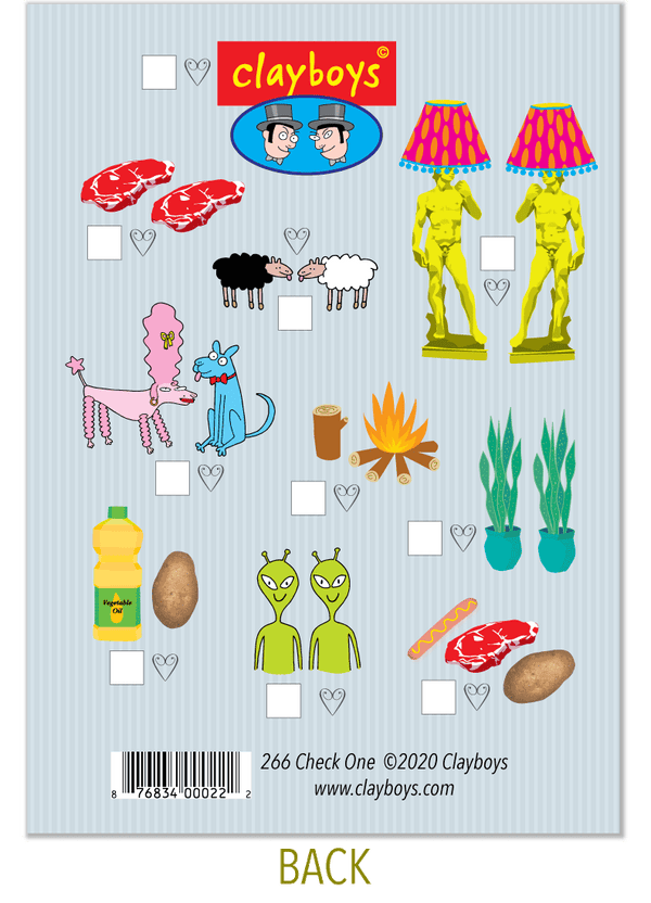 266 Check One Wedding Card from Clayboys Cards