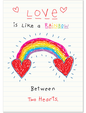 481 Love Rainbow (Valentine's Card)