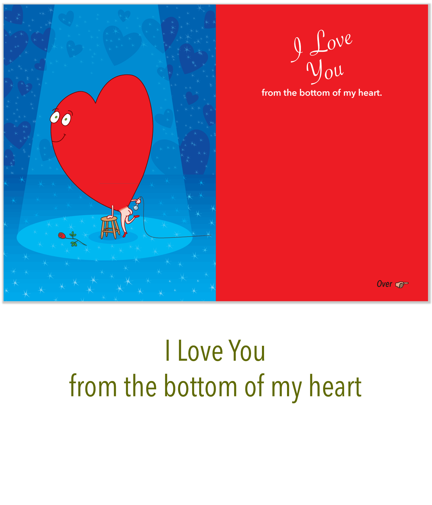 500 Bottom of My Heart (Love Card)