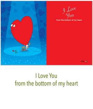 500 Bottom of My Heart (Love Card)
