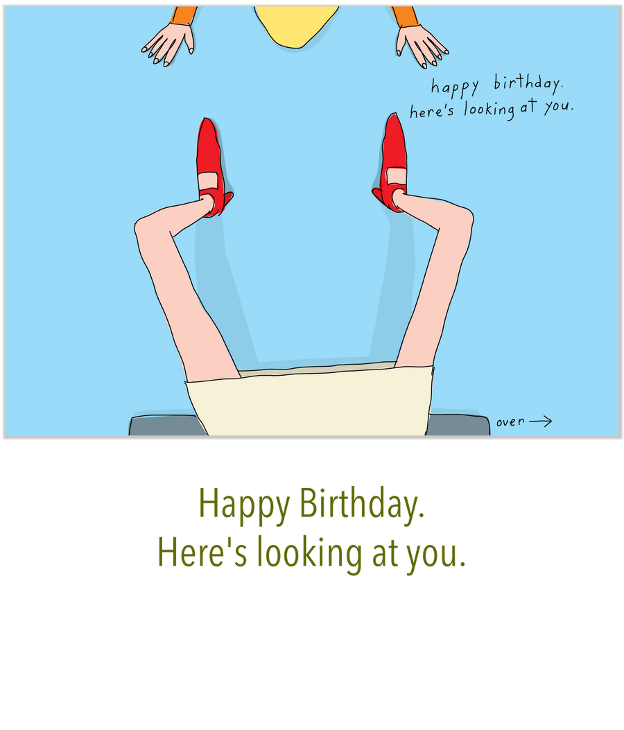 575 Here's Looking at You (Birthday Card)