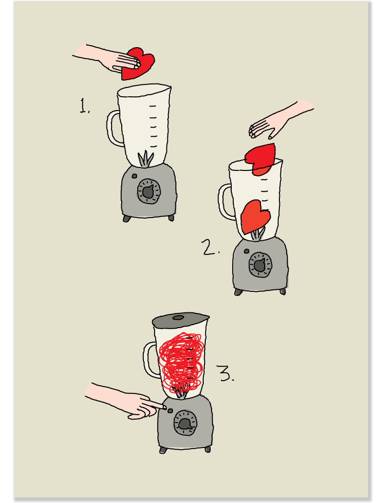 644 Blendered (Love Card, Valentine's Card)