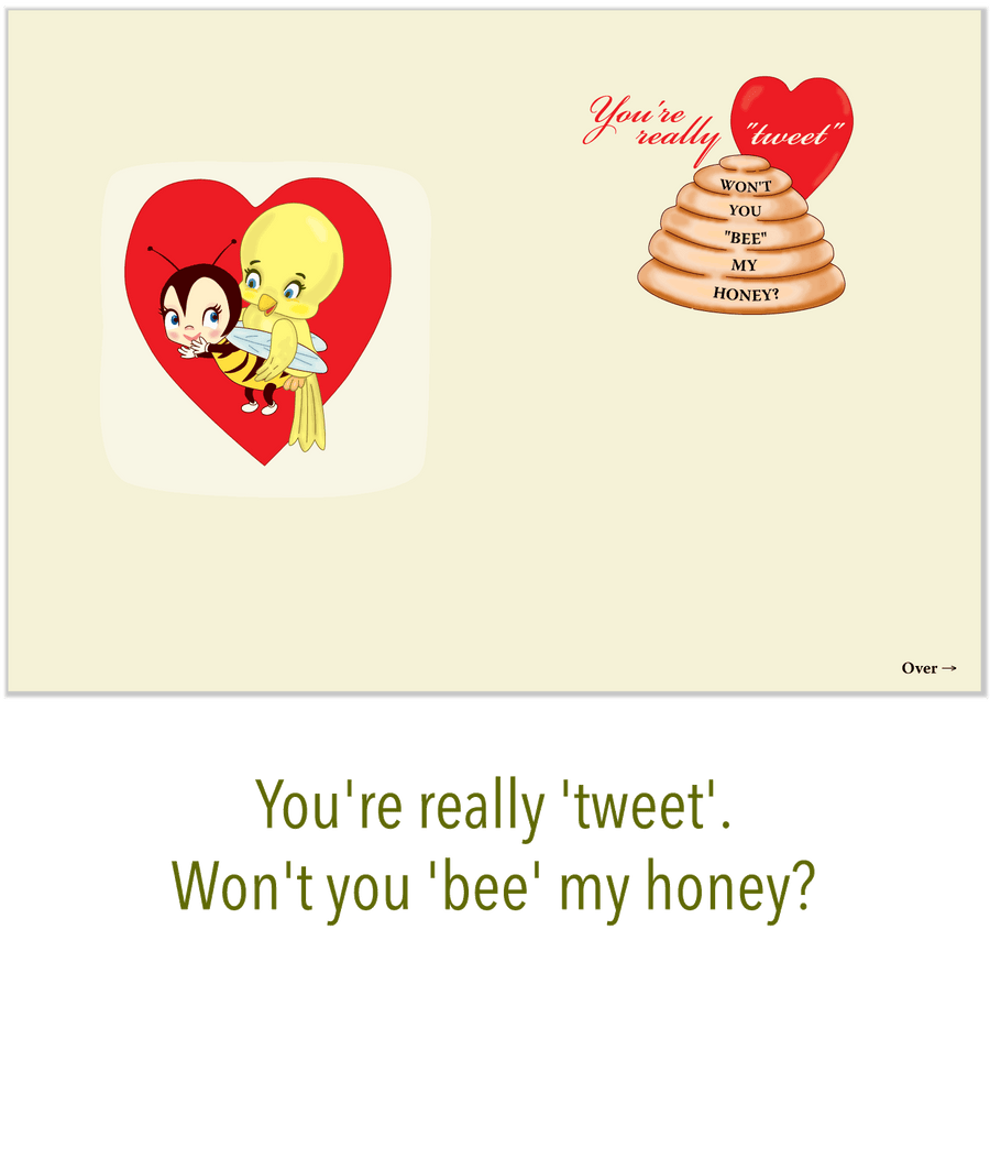 672 The Birds and Bees (Valentine's Card)