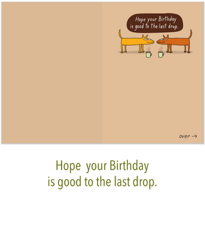 844 Canine Cafe (Birthday Card)