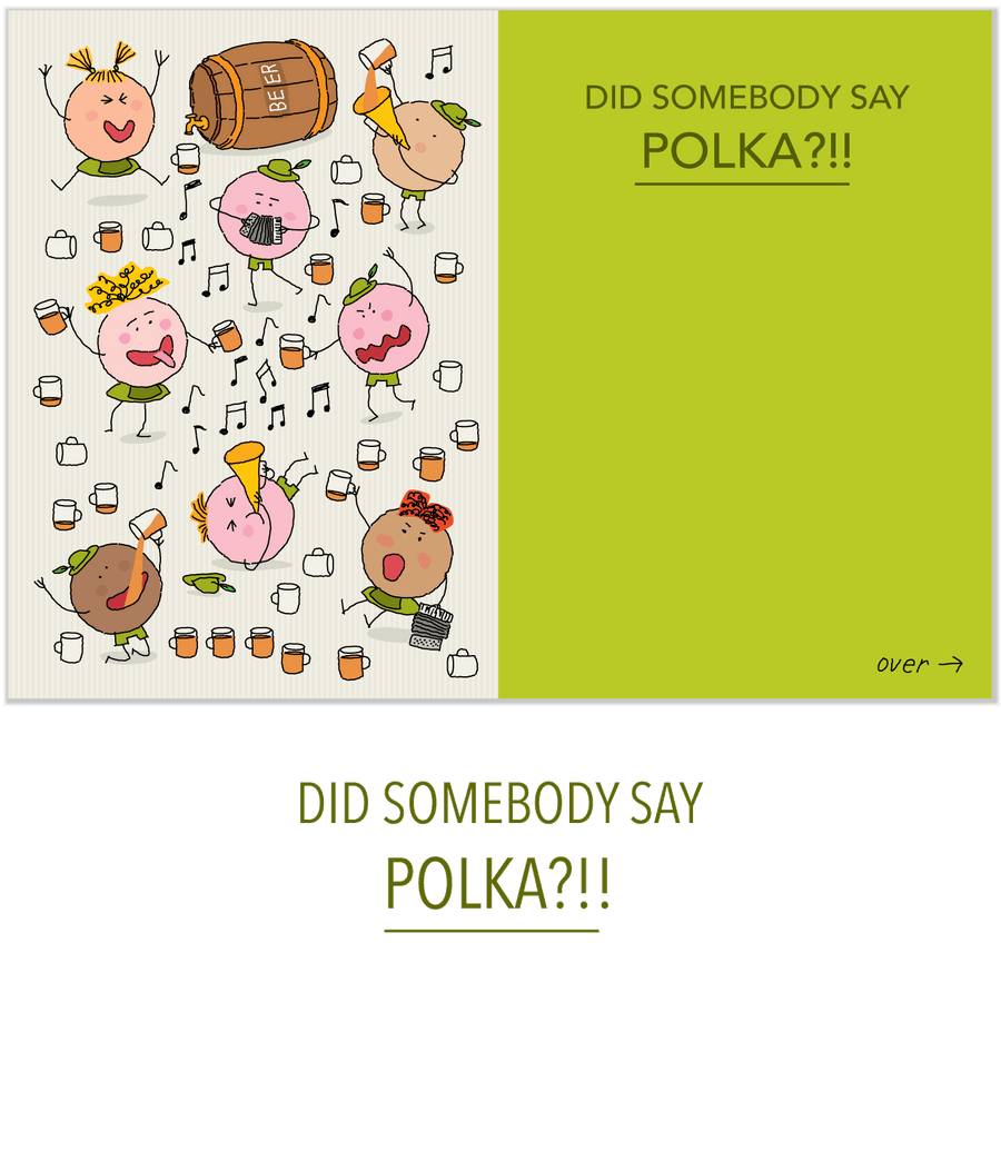 854 Polka Dots (Any Occasion Card)