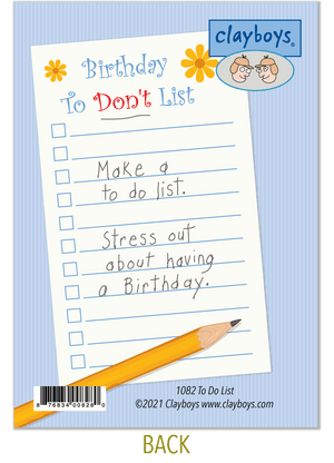 1082 To Do List