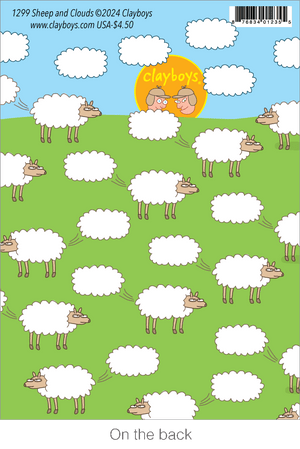 1299 Sheep and Clouds