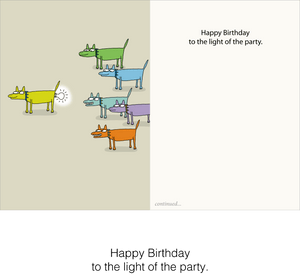 1423 Bright Ideas: Birthday card