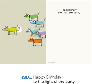 1423 Bright Ideas: Birthday card