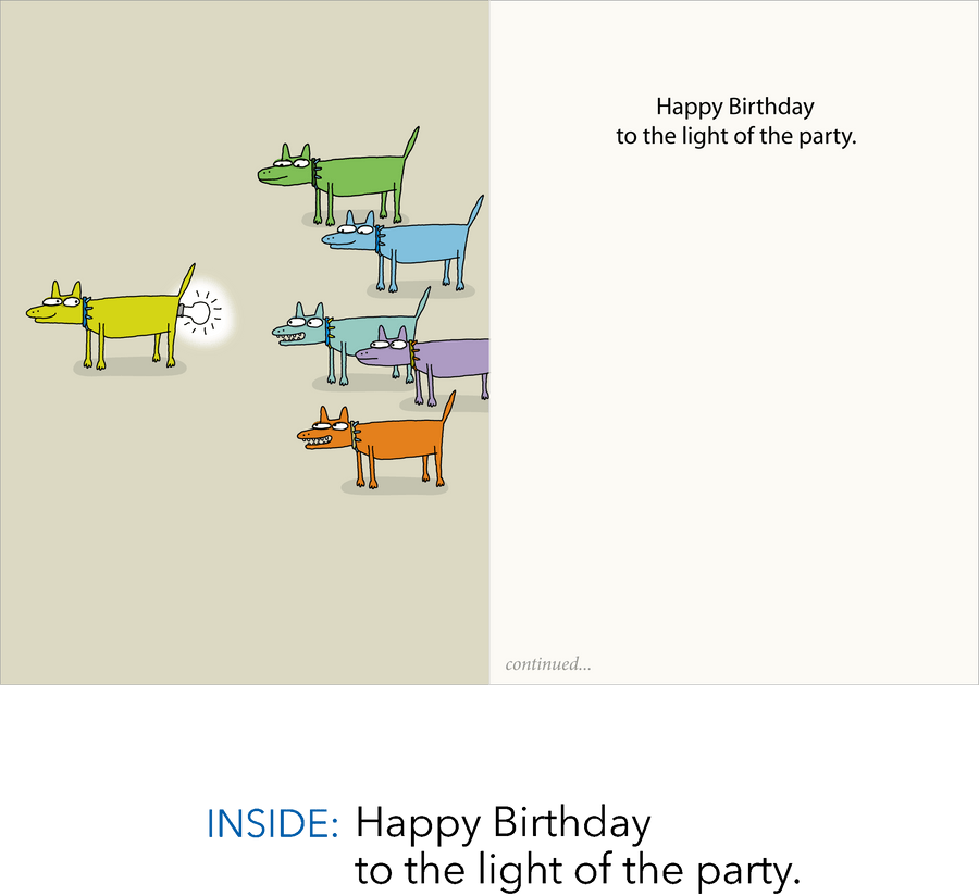 1423 Bright Ideas: Birthday card