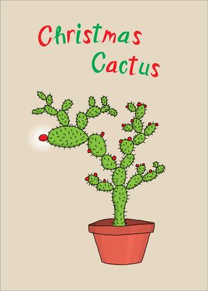 1441  Christmas Cactus (Christmas card)