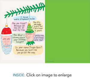 1442 Christmas Pick Up Lines (Christmas card)