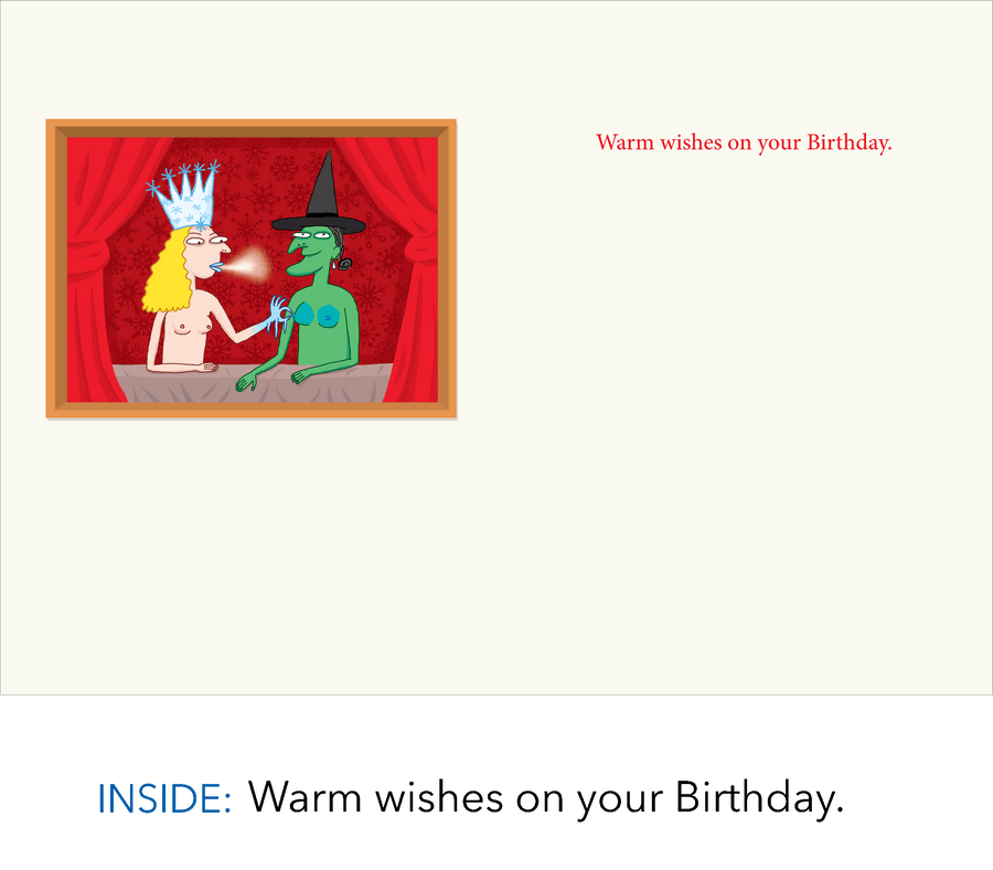 1443 F-f-freezing (Wizard of Oz Birthday card)