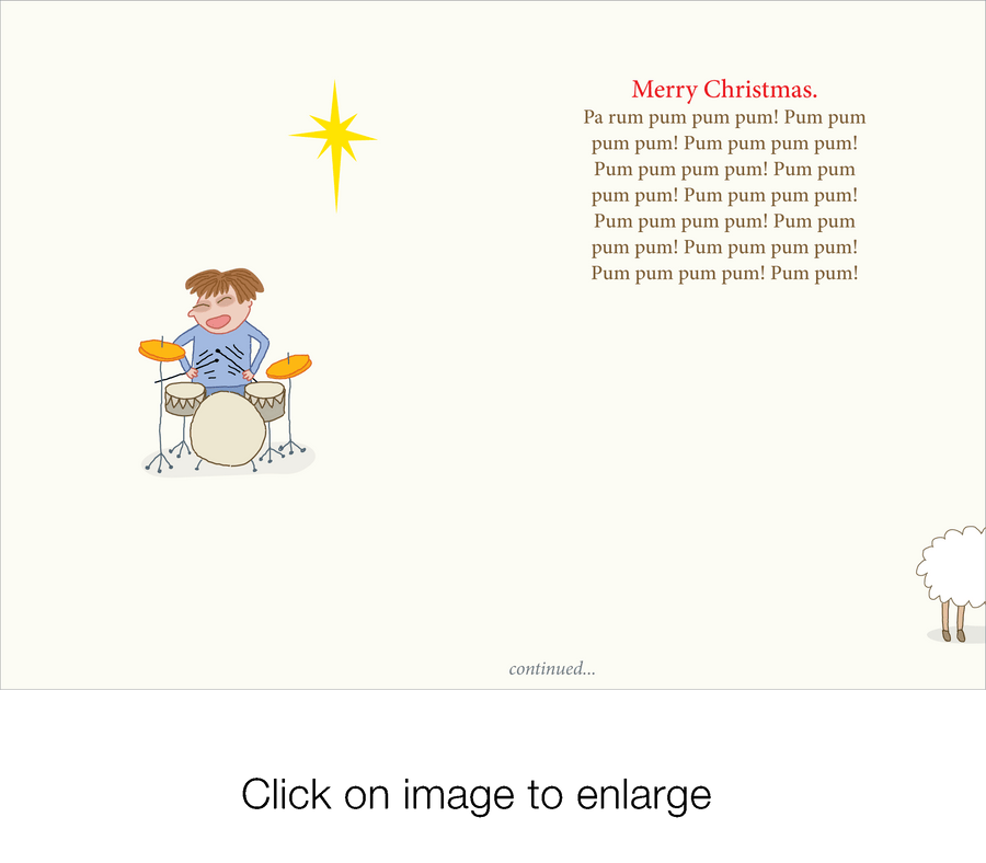 1457 The Little Drummer Boy (Christmas card)