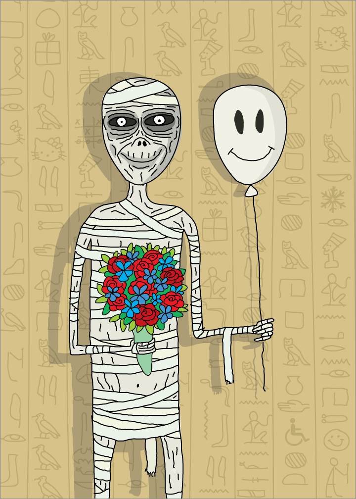 422 Mummy (Any Occasion Card, Birthday Card)