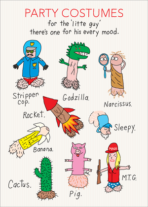 556 Costumes for the Little Guy (Birthday Card)