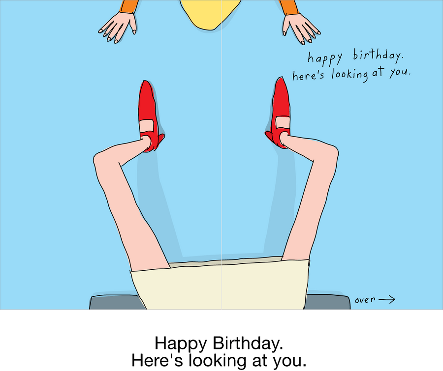 575 Here's Looking at You (Birthday Card)