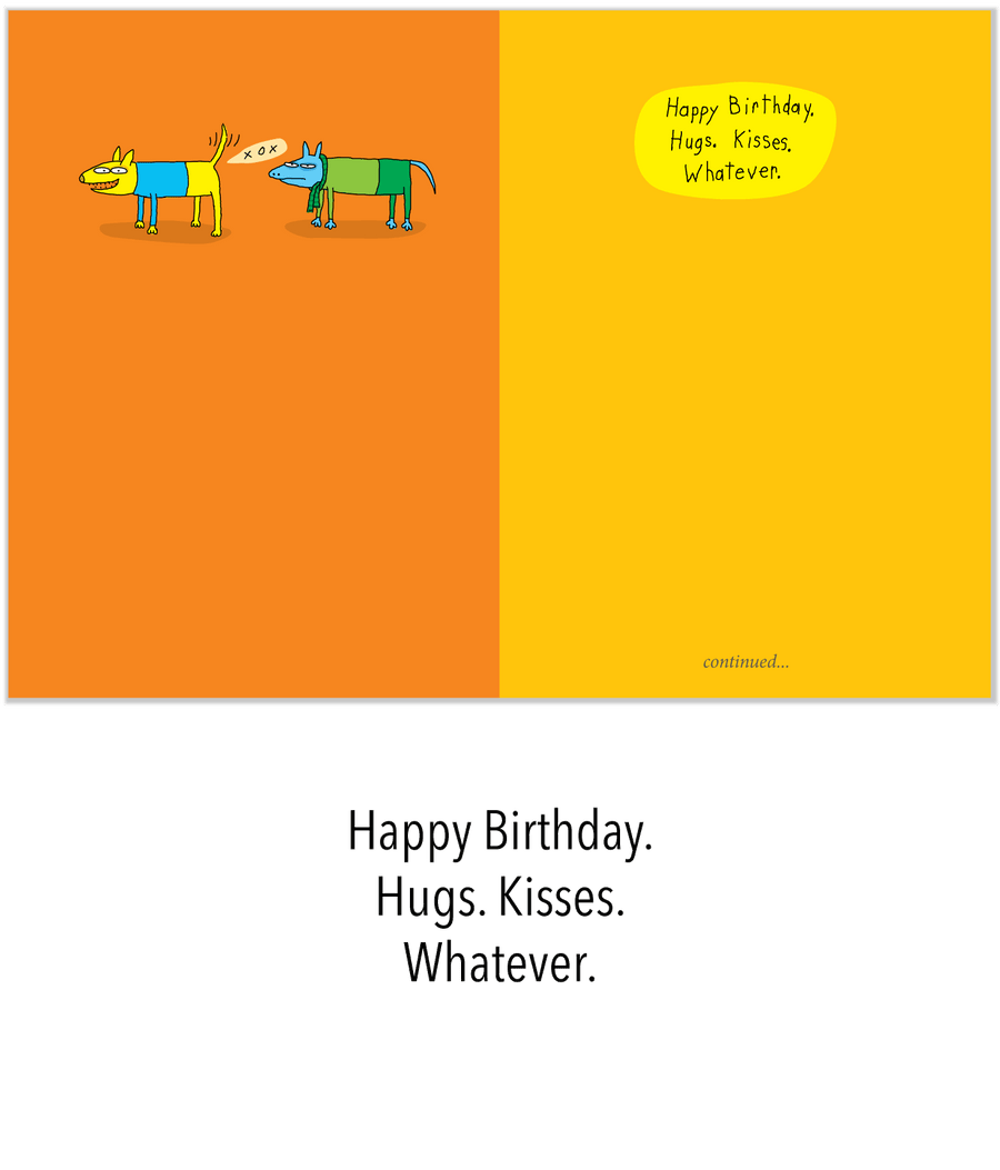 602 Birthday Hugs, Kisses (Birthday Card)