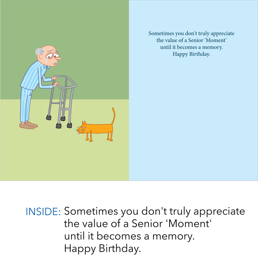 609 Senior Moments (Birthday Card)