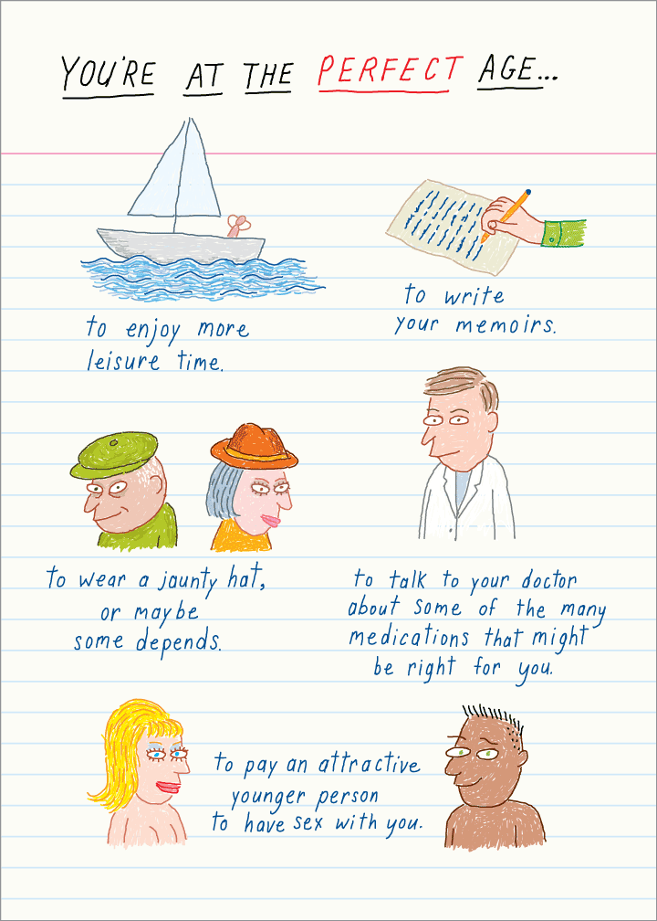 677 The Perfect Age (Birthday Card)