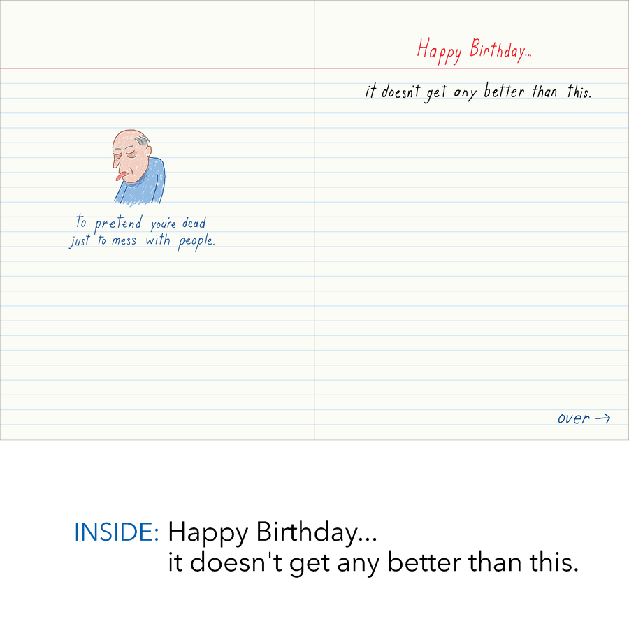 677 The Perfect Age (Birthday Card)