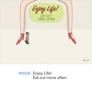 711 Legs Restaurant (Any Occasion Card, Birthday Card)