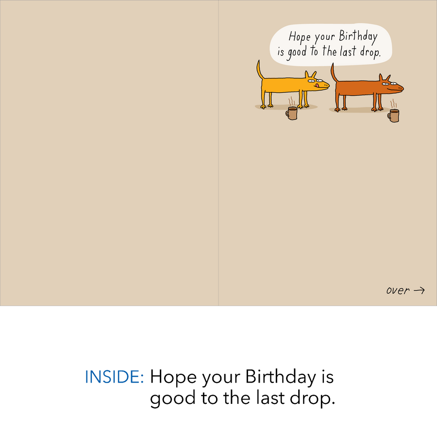 844 Canine Cafe (Birthday Card)