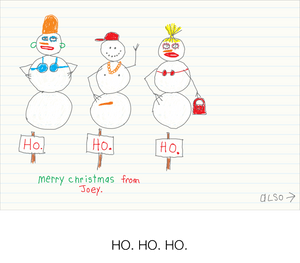 894 Joey's Letter (Christmas Card)