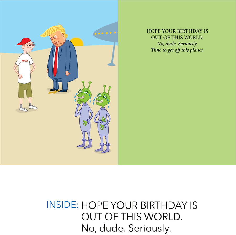 926 Take Me to Your Leader (Any Occasion, Birthday Card)