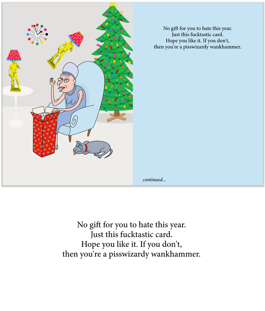 999 The Gift (Christmas card)