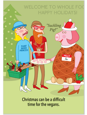 1096 The Vegans (Christmas card)