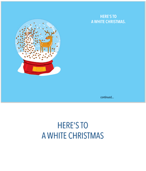1107 Rudolph & Frosty Christmas Card