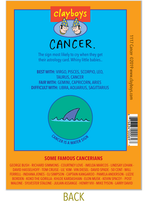 1117 Cancer (Astrology Card, Any Occasion Card)
