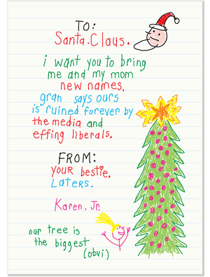 1131 Karen's Letter to Santa (Christmas Card)
