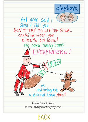 1131 Karen's Letter to Santa (Christmas Card)