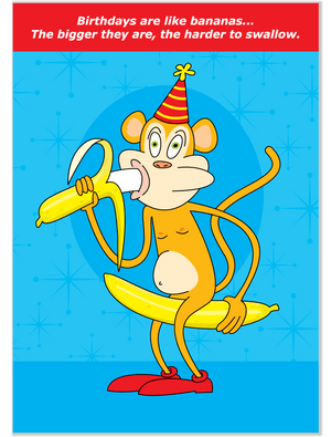 162 Cheeky Monkey (Birthday Card)