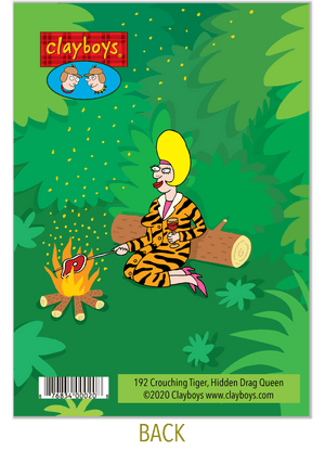 192 Crouching Tiger (Birthday Card)