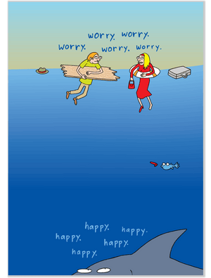 256 Don't Worry Be Happy (Birthday Card)