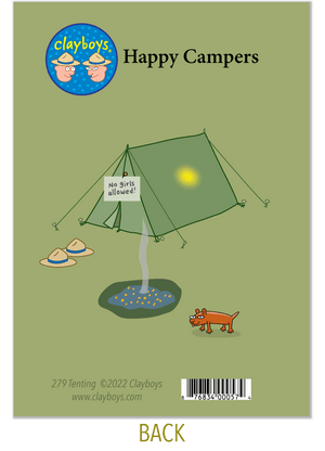 279 Tenting (Birthday Card)