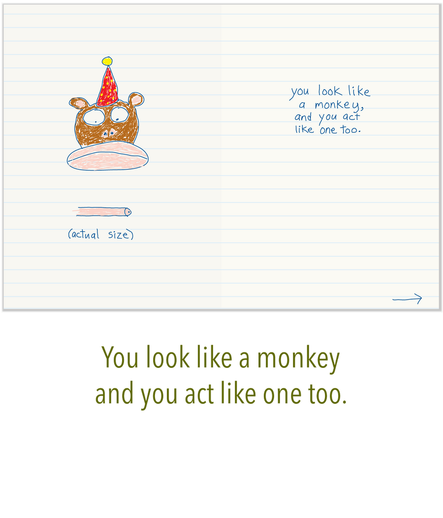 431 Wild World of Penises (Birthday Card)