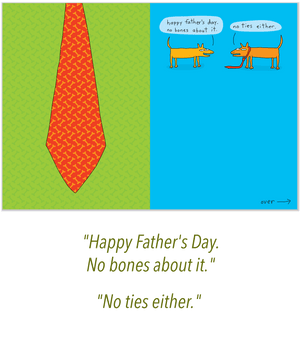474 Bone Tie (Fathers Day Card)