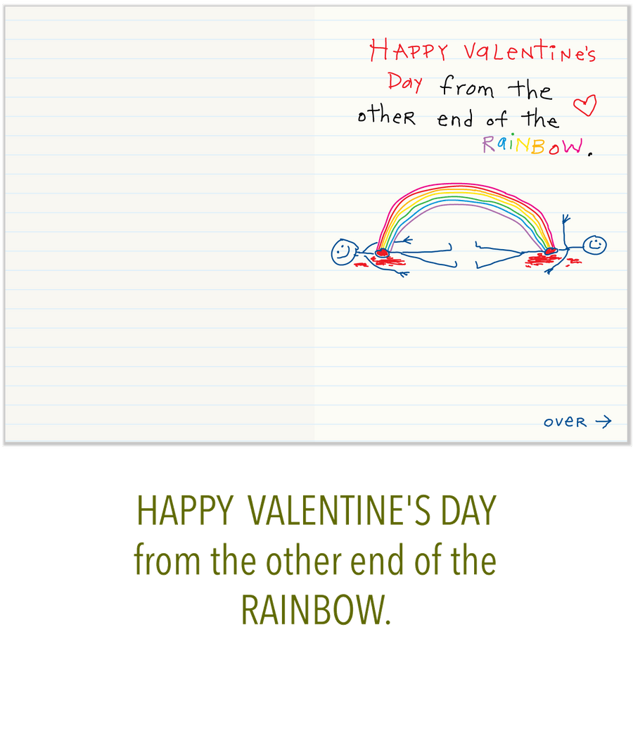 481 Love Rainbow (Valentine's Card)
