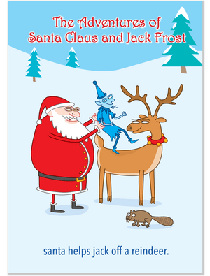 526 Santa and Jack (Christmas Card)
